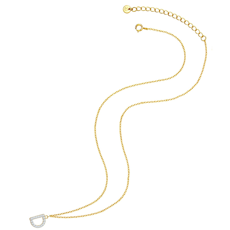 Kette mit Buchstaben D